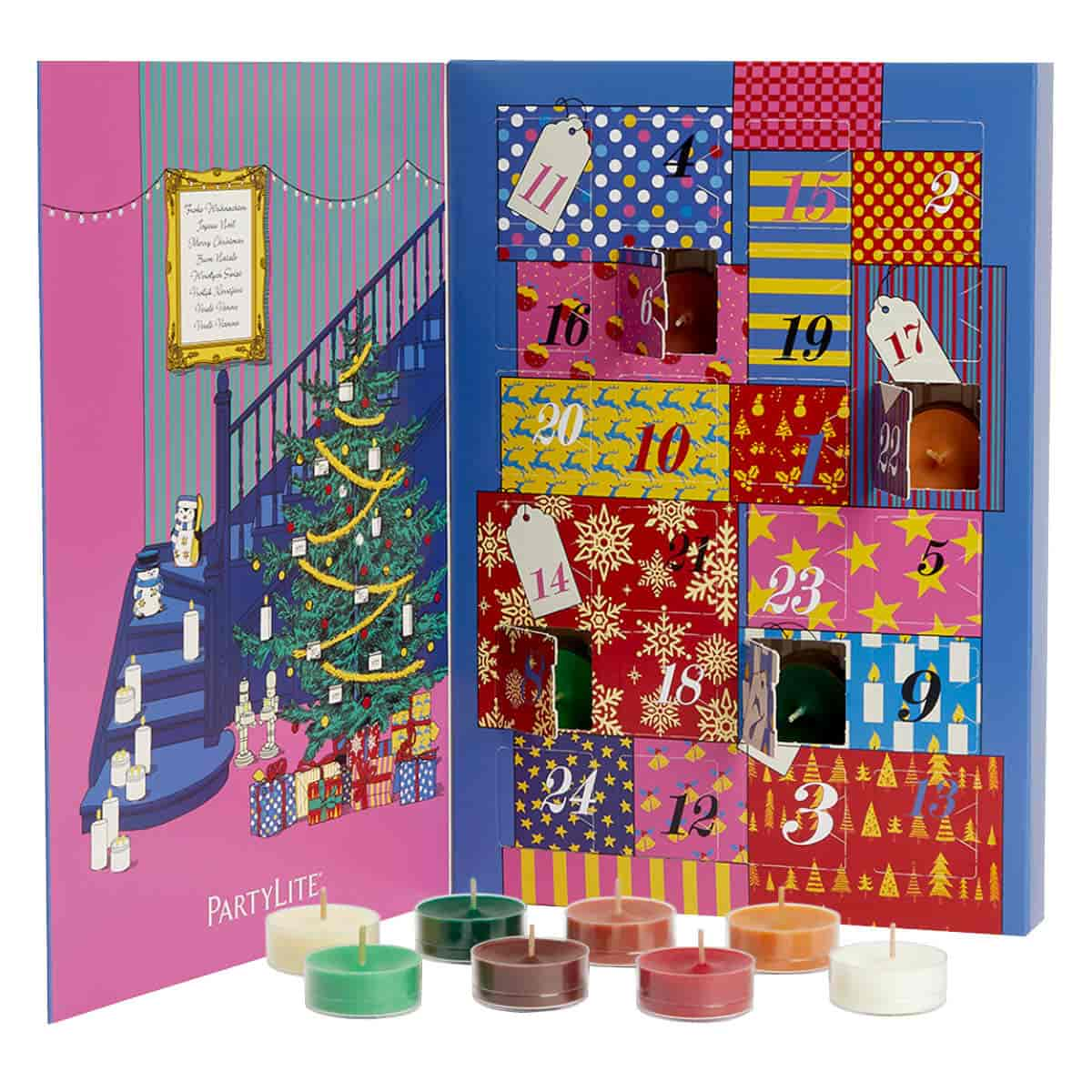 Advent Calendar 24Piece Tealight Sampler PartyLite PartyLite US