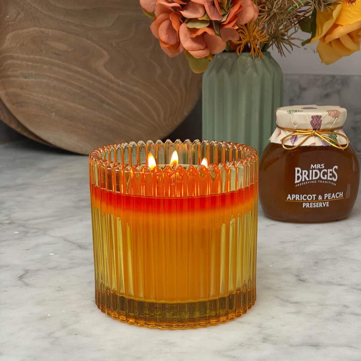 Apricot Peach Preserve Specialty Jar Candle - PartyLite US