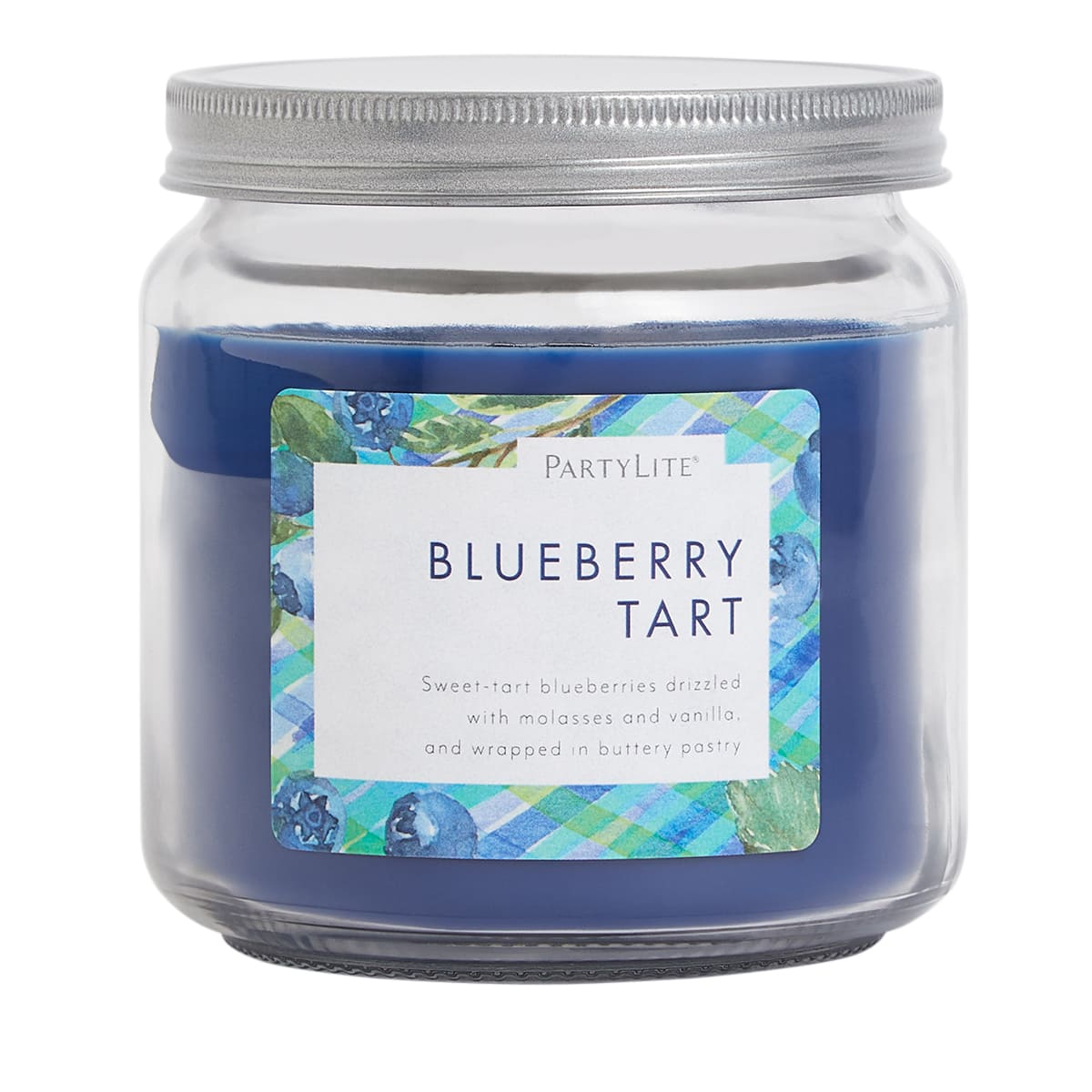 Blueberry Tart Farm Stand Favorites Jar Candle - PartyLite US