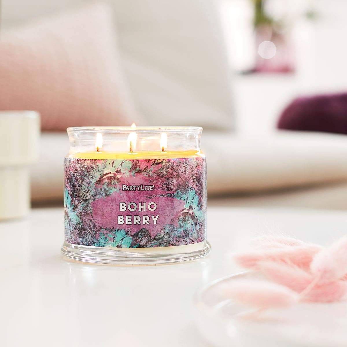 Boho Berry 3-wick Jar Candle - PartyLite US