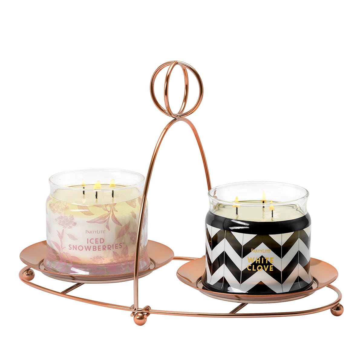 Copper Mix & Mingle Double Jar Display Stand - PartyLite US