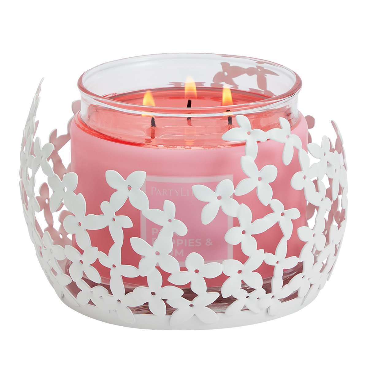 Delicate Floral Candle Holder - PartyLite US