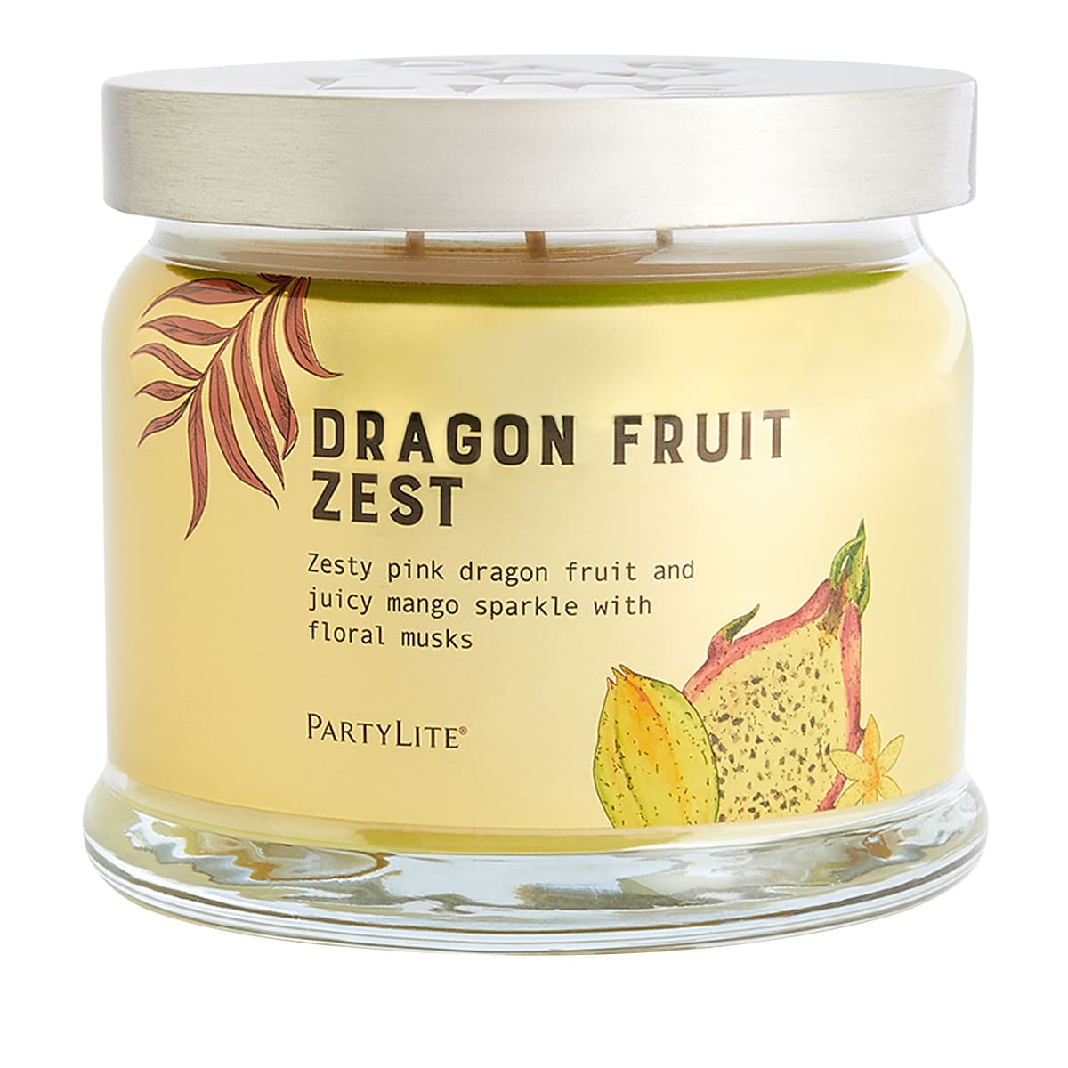 Dragon Fruit Zest 3-Wick Jar Candle - PartyLite US
