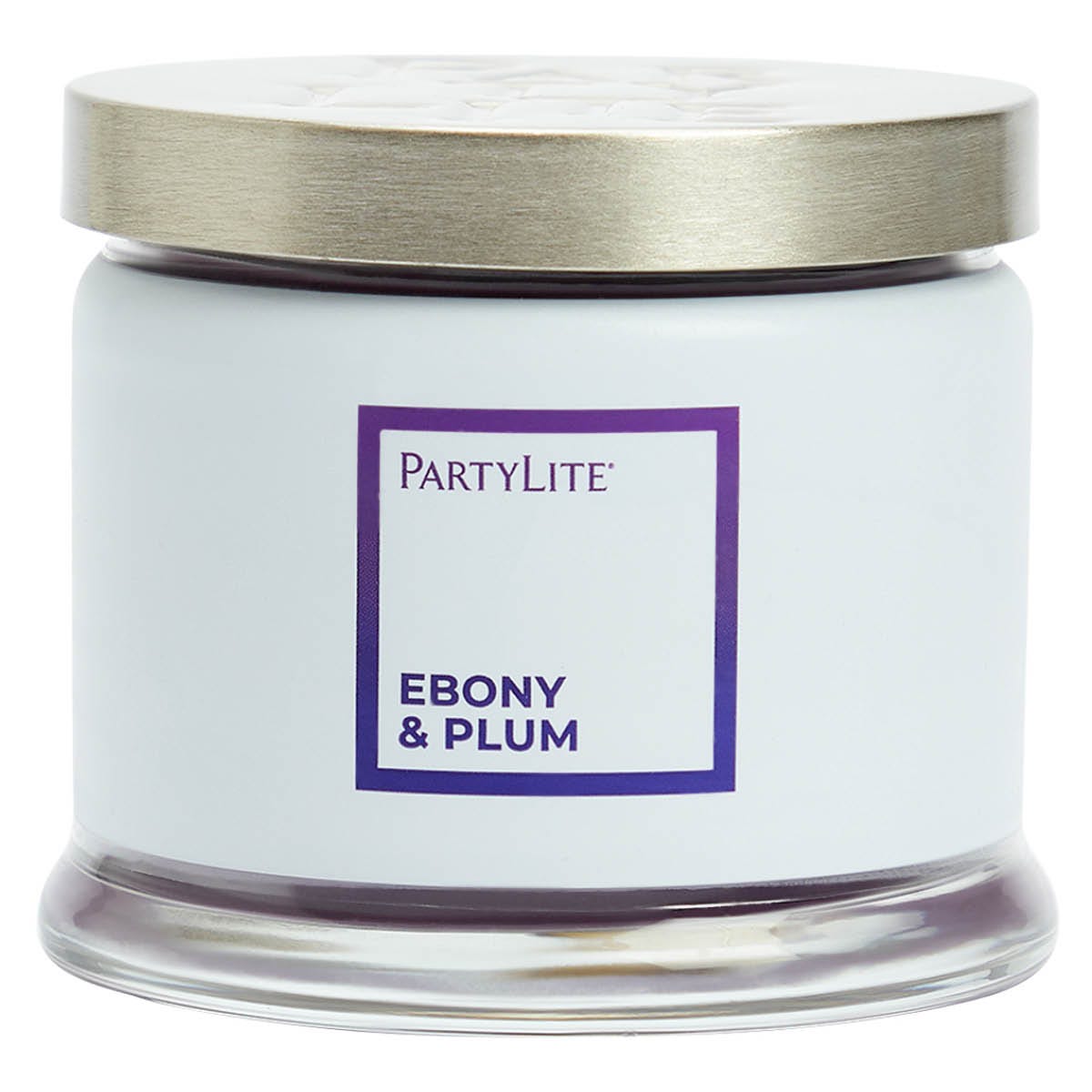 Ebony & Plum 3-Wick Jar Candle - PartyLite US