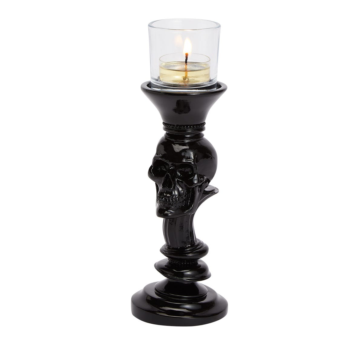 Outlet Skull candle holder