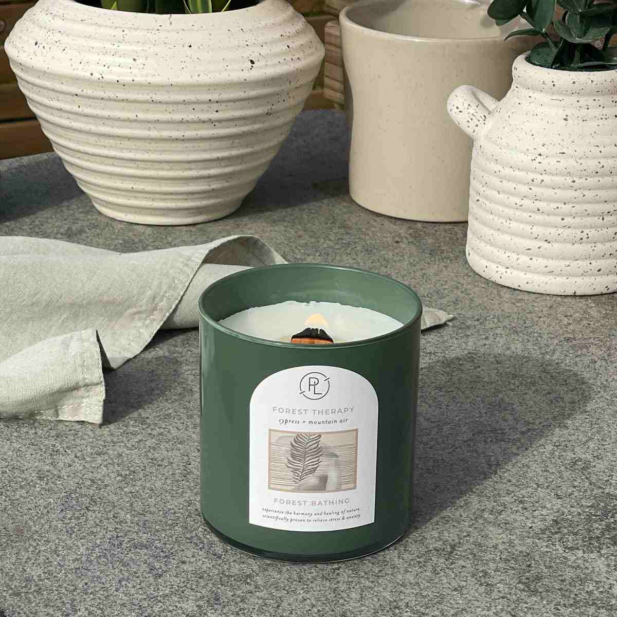Forest Therapy: cypress + mountain air Jar Candle - PartyLite US