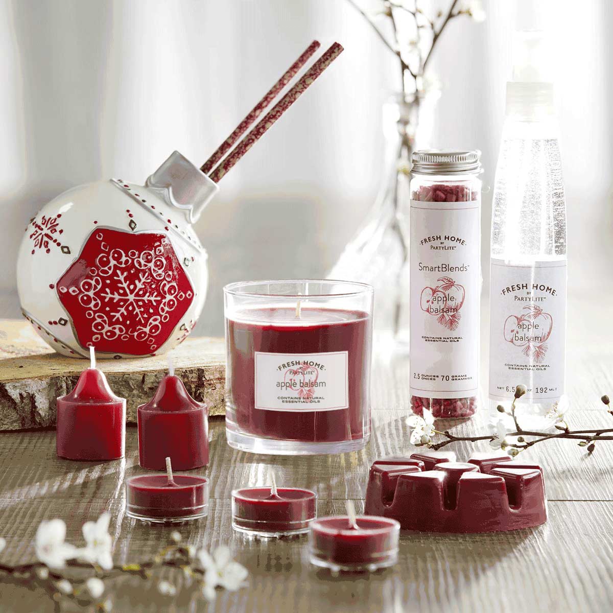Fresh Home by PartyLite™ Apple Balsam SmartBlends™ - PartyLite US
