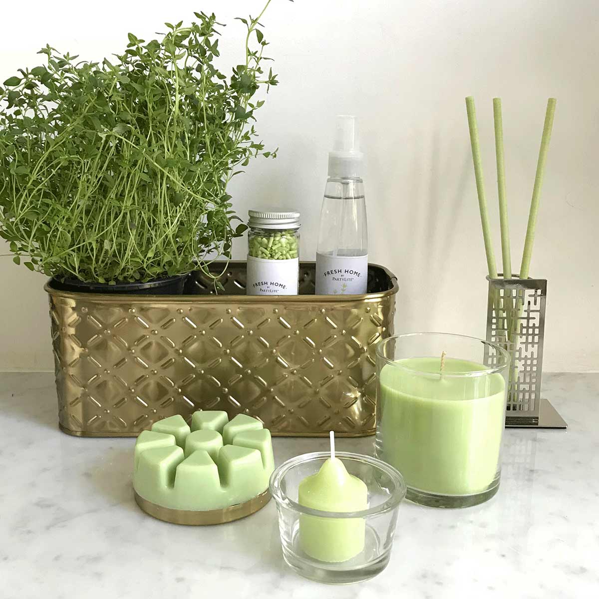 Fresh Home by PartyLite™ Garden Herbs SmartScents by PartyLite™ Decorative Fragrance Sticks - PartyLite US