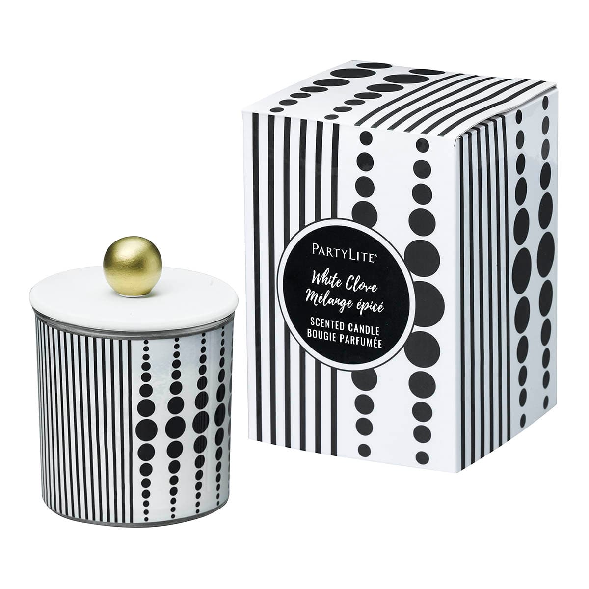 Iced Snowberries™ Monochrome Jar Candle - PartyLite US