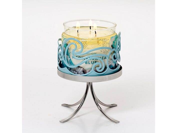 Jar Pedestal Candle Holder- Nickel Plate - PartyLite US