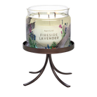 Jar Pedestal Candle Holder- Rustic Brown - PartyLite US