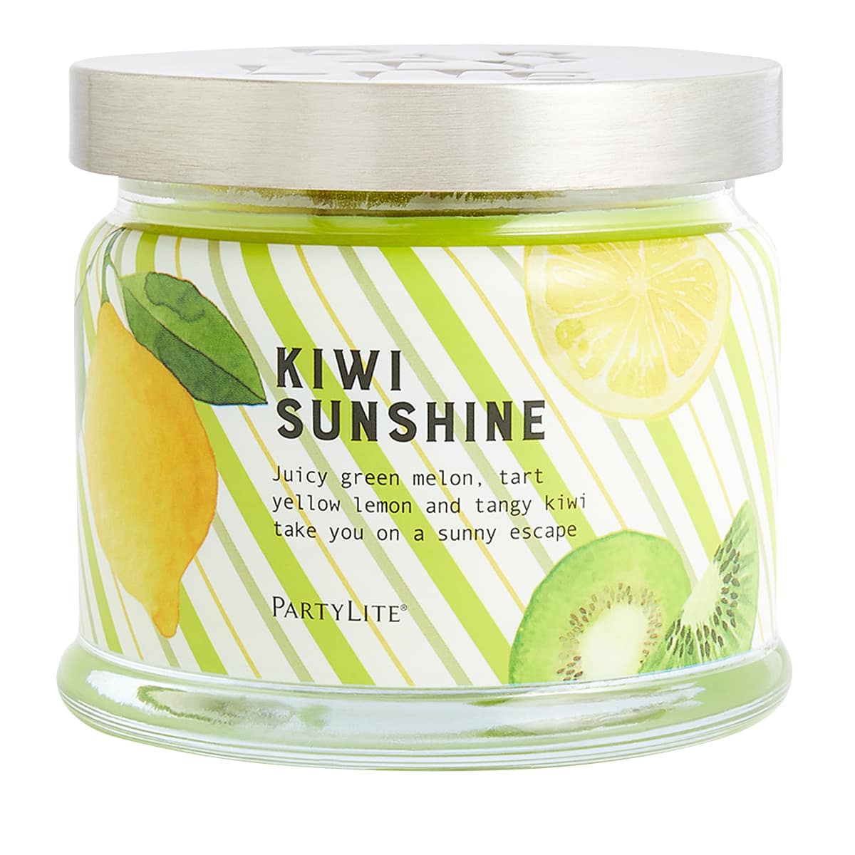 Kiwi Sunshine 3-Wick Jar Candle - PartyLite US