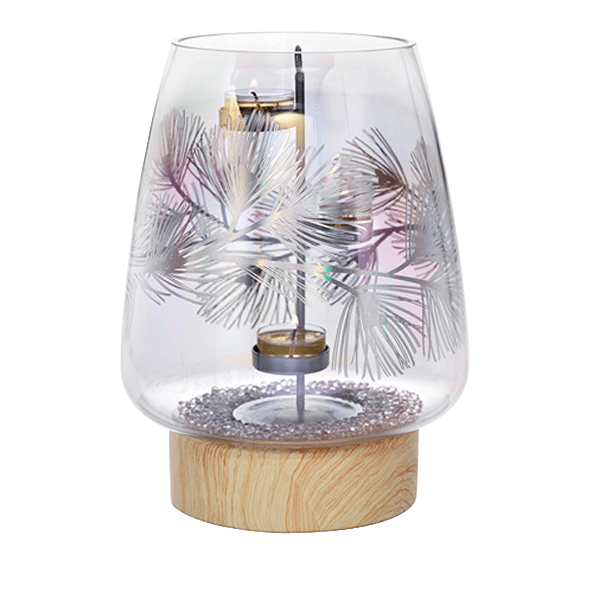 Lustrous Pine Hurricane Candle Holder - PartyLite US