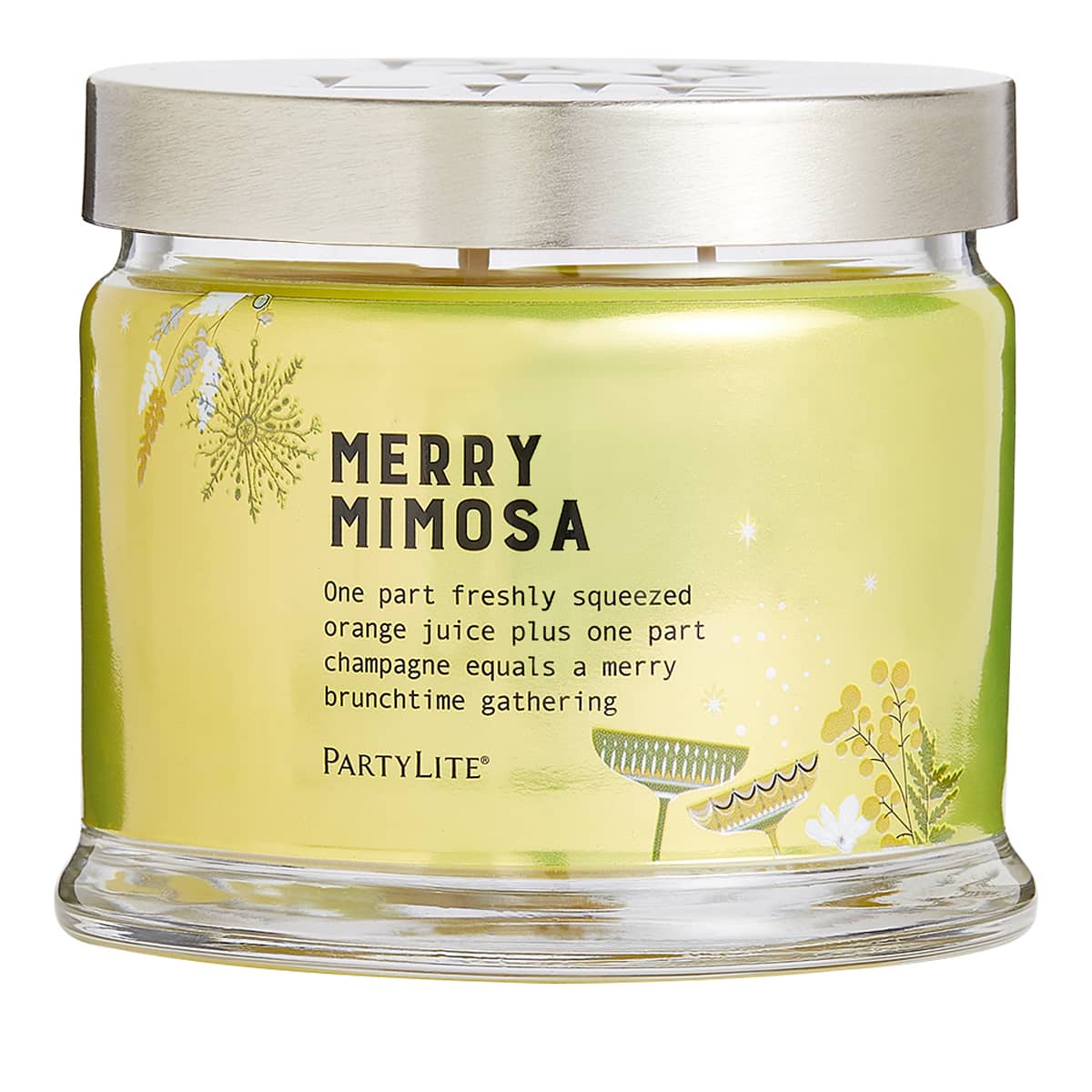 Merry Mimosa 3-Wick Jar Candle - PartyLite US