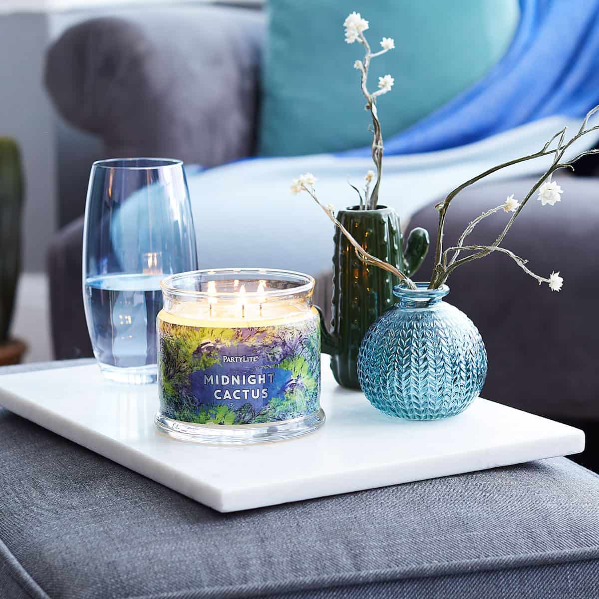Midnight Cactus 3-wick Jar Candle - PartyLite US