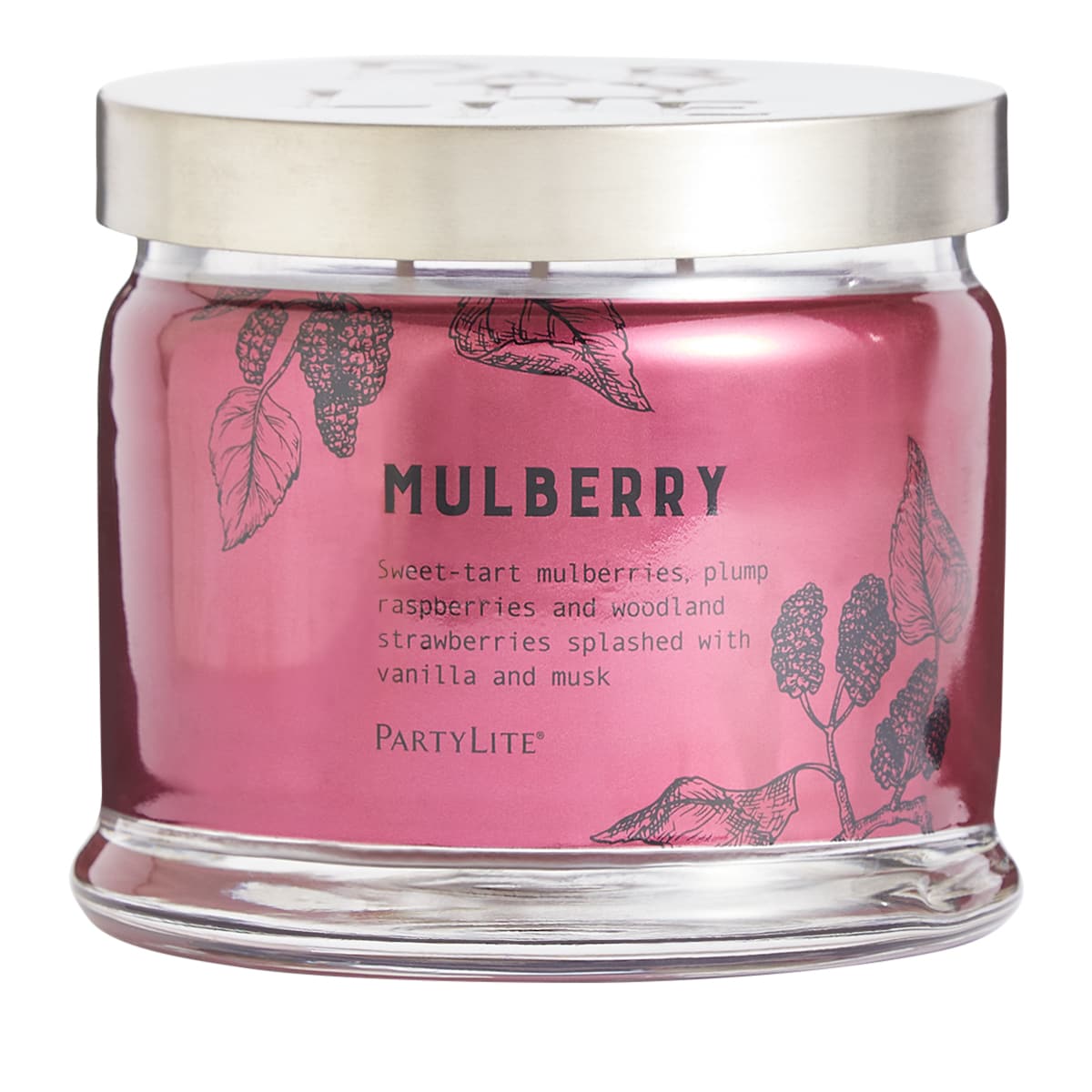 Mulberry 3-Wick Jar Candle - PartyLite US