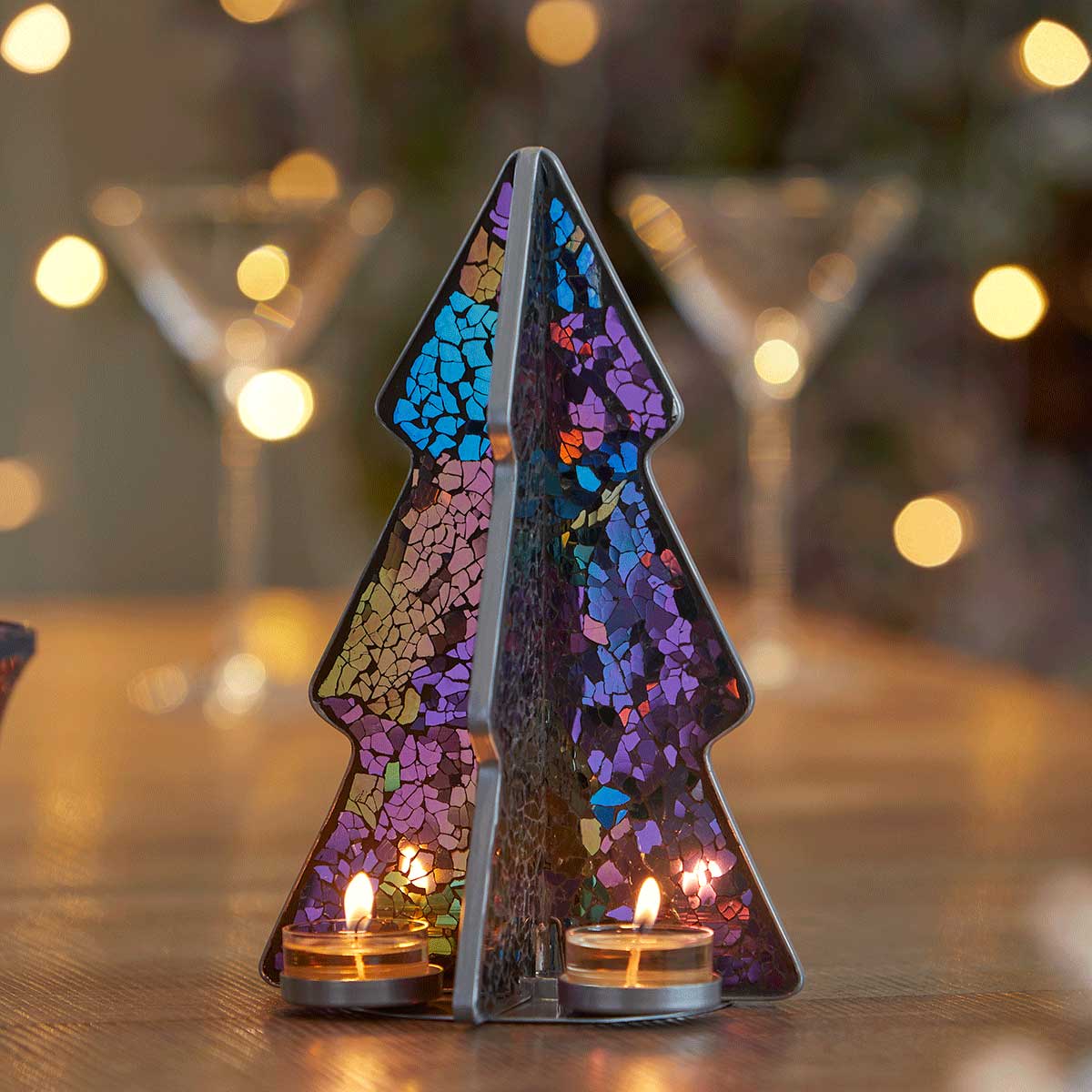 Mystic Glimmer Tree Tealight Holder - PartyLite US