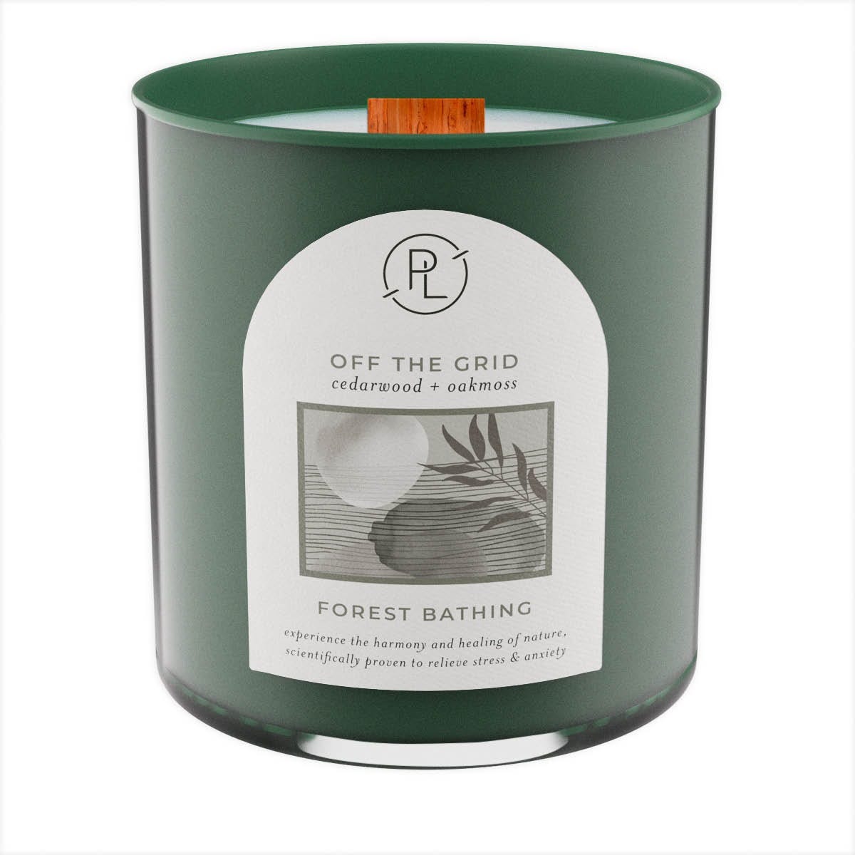 Off the Grid: cedarwood + oakmoss Jar Candle - PartyLite US