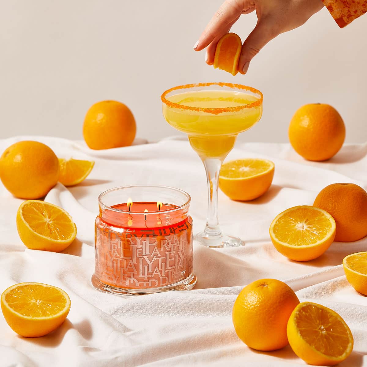 Orange Sherbet 3-Wick Jar Candle - PartyLite US