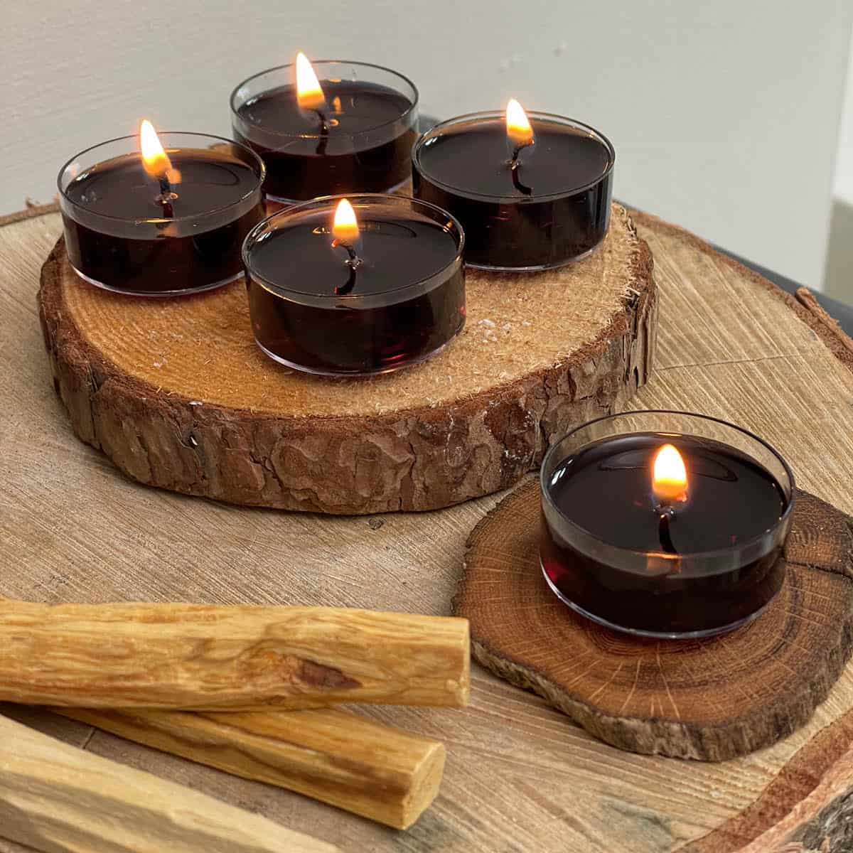 Palo Santo Pine Universal Tealight® Candles - PartyLite US