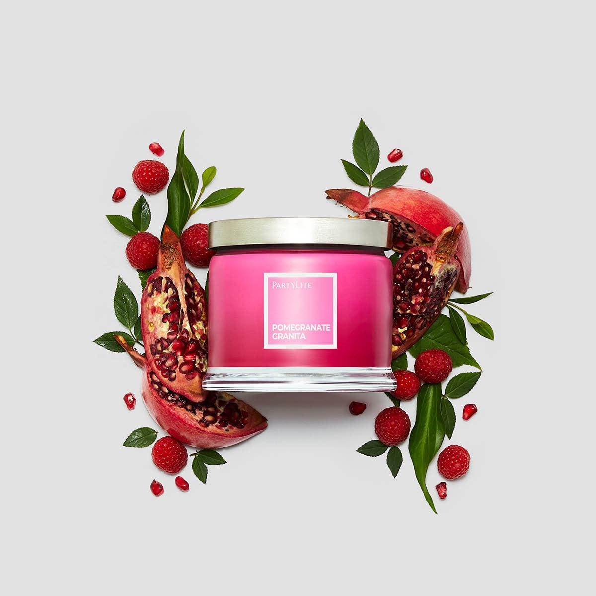 Pomegranate Granita 3-Wick Jar Candle - PartyLite US