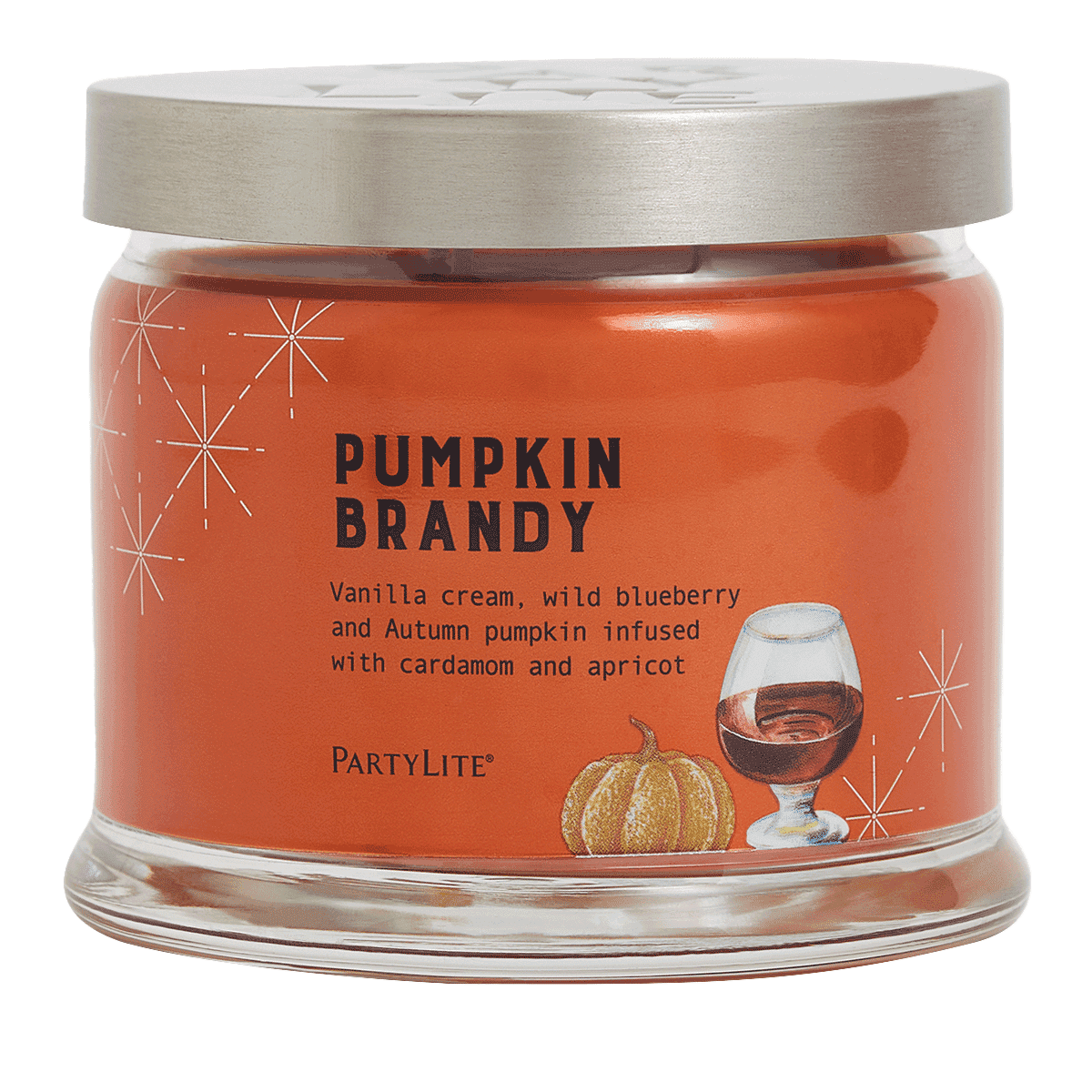 Pumpkin Brandy 3-Wick Jar Candle - PartyLite US