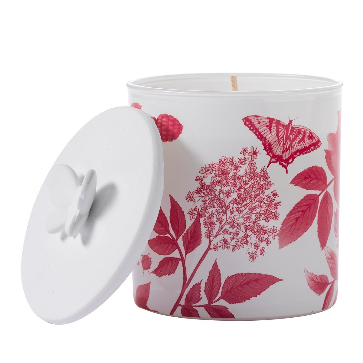 Raspberry Rhubarb Springtime Jar Candle - PartyLite US