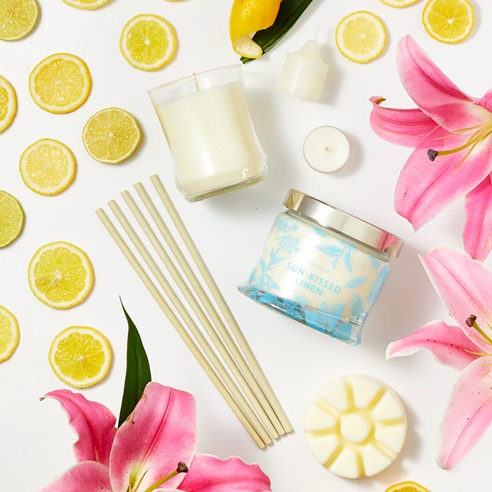 SmartScents Sun-Kissed Linen Decorative Fragrance Sticks - PartyLite US