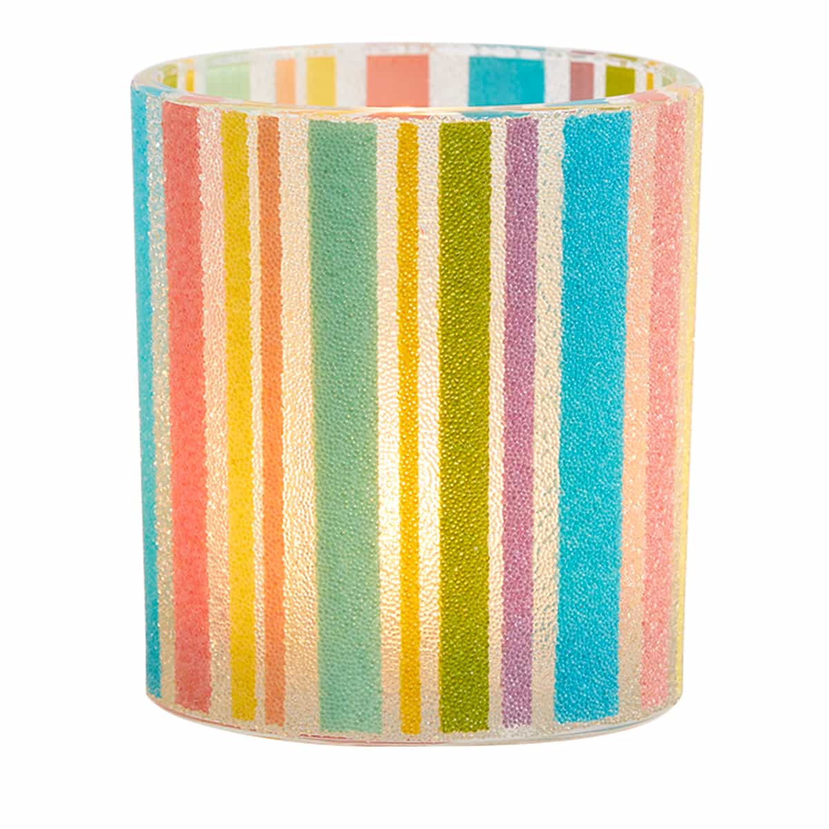 Sugared Stripes Tealight Holder - PartyLite US