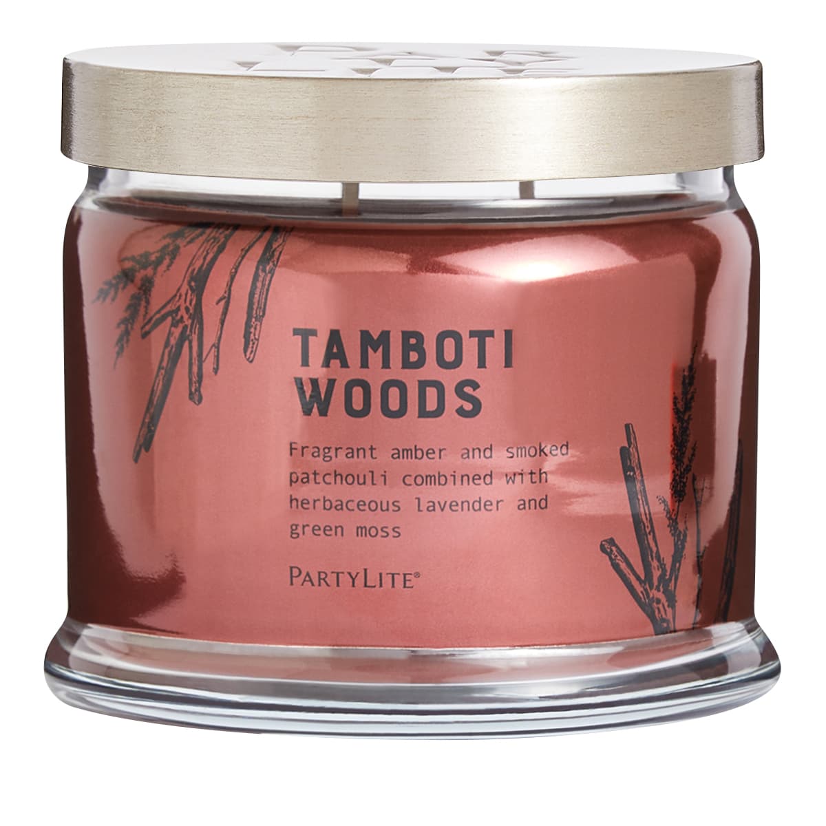 Tamboti Woods 3-Wick Jar Candle - PartyLite US