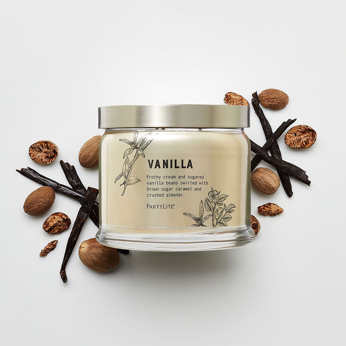Vanilla 3-Wick Jar Candle - PartyLite US