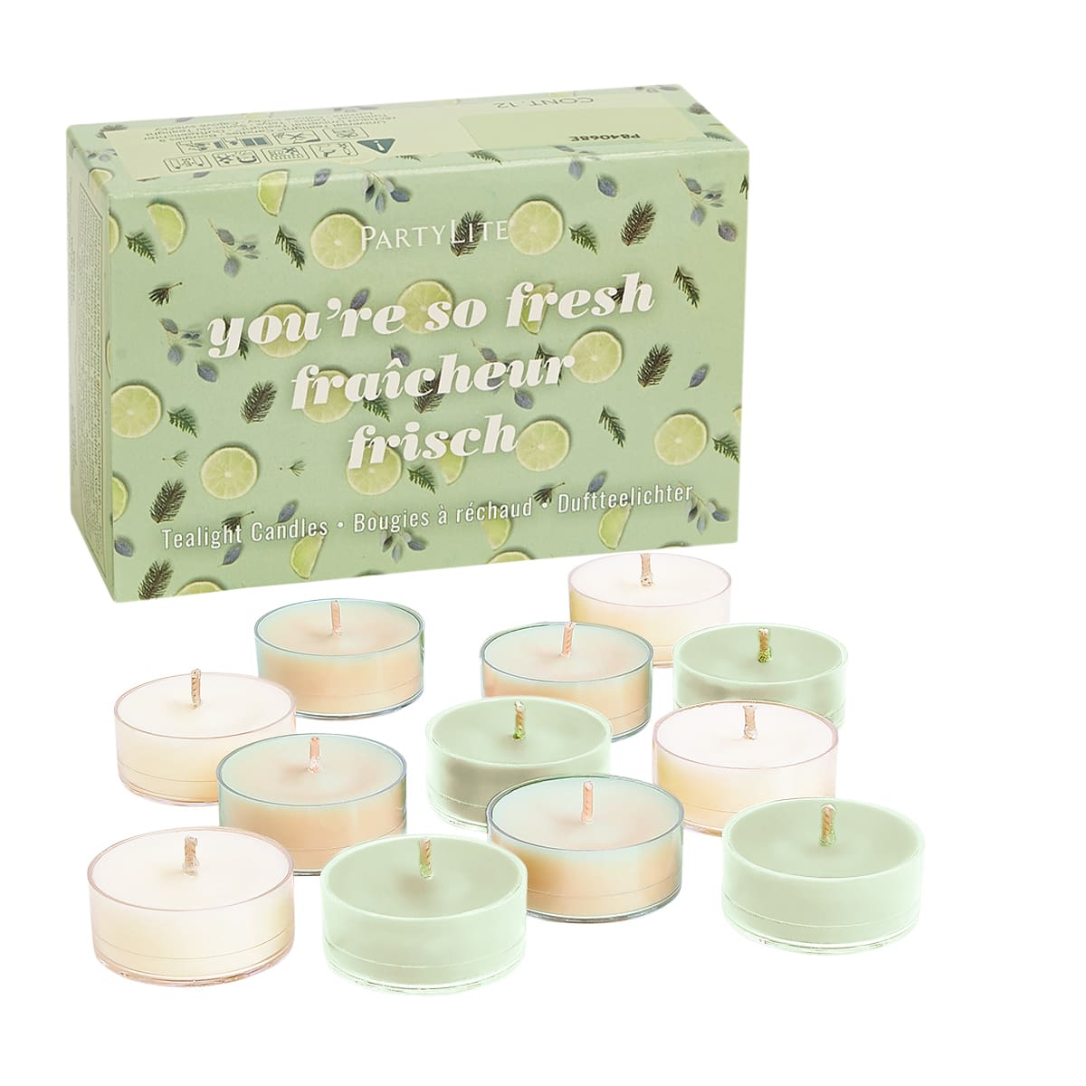 You're So Fresh 12-Piece Tealight Candles Sampler - PartyLite US